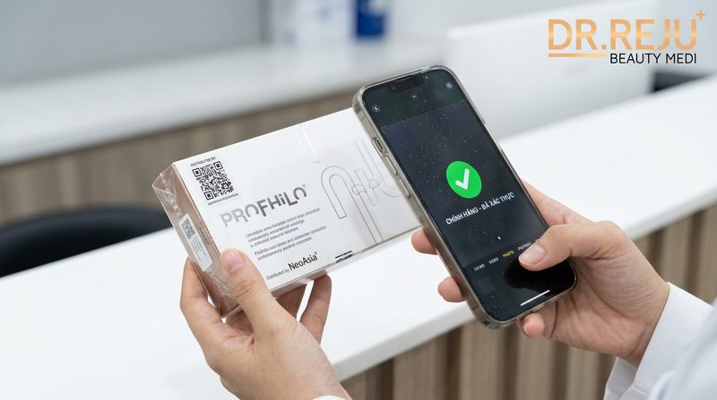 Hướng dẫn 4 bước cách check code Profhilo chính hãng NeoAsia