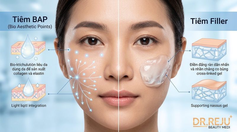 Hiểu đúng bản chất: Tiêm BAP là gì và Tiêm Filler là gì?