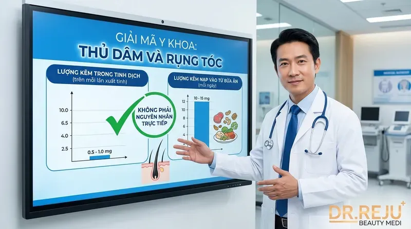 Bác bỏ lầm tưởng: Thủ dâm có trực tiếp gây rụng tóc không?