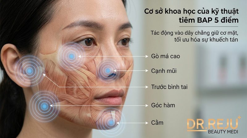 Cơ sở khoa học của kỹ thuật tiêm BAP 5 điểm