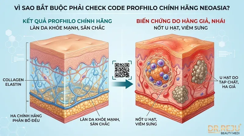 Tại sao bắt buộc phải biết cách check code Profhilo trước khi tiêm?