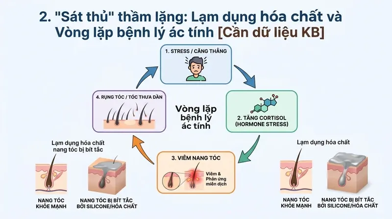"Sát thủ" thầm lặng: Lạm dụng hóa chất và Vòng lặp bệnh lý ác tính [Cần dữ liệu KB]