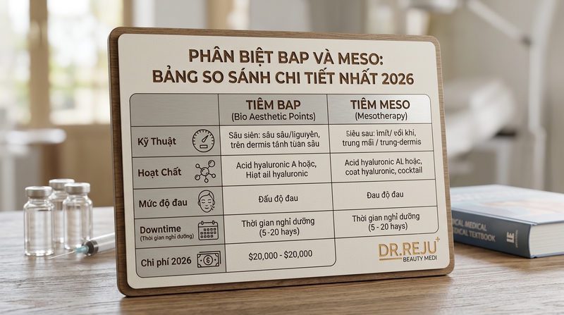 Phân Biệt BAP Và Meso: Bảng So Sánh Chi Tiết Nhất 2026