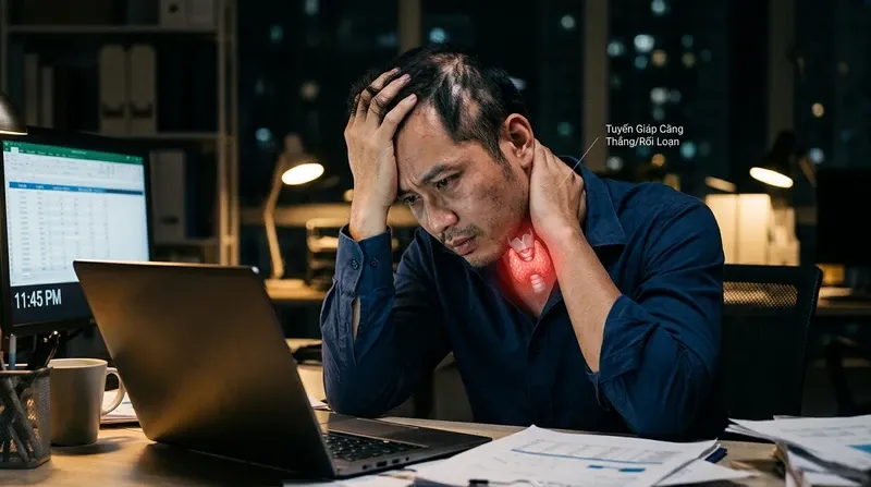 Căng thẳng kéo dài và Rối loạn tuyến giáp: 'Thủ phạm' kích hoạt bệnh [Cần dữ liệu KB & AI]