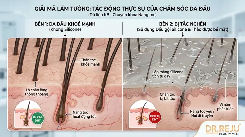 Giải mã lầm tưởng: Tại sao phương pháp dân gian và dầu gội đắt tiền vô tác dụng? (Dữ liệu KB)