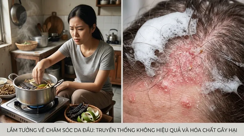 Lầm Tưởng Phản Khoa Học: Tại Sao Bồ Kết, Vỏ Bưởi Và Dầu Gội Hóa Chất Gây Hại?