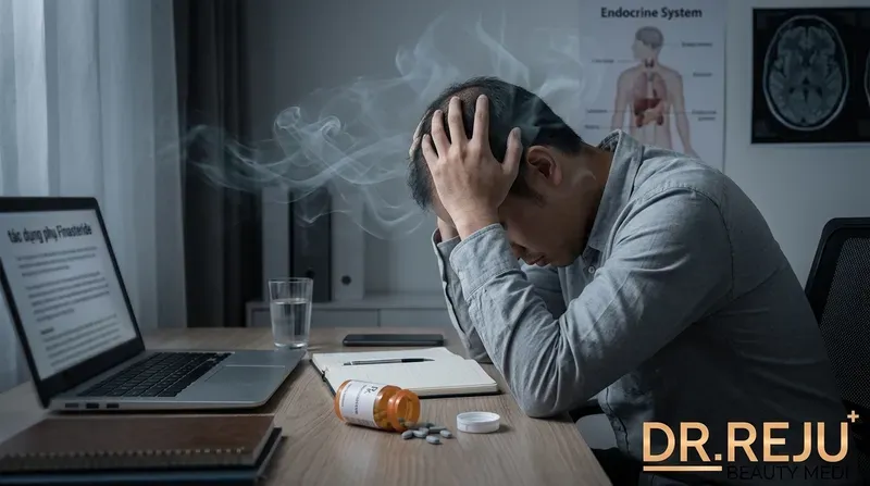 Cảnh báo Dược lý học: Rủi ro tàn khốc của thuốc giảm DHT toàn thân (Finasteride)