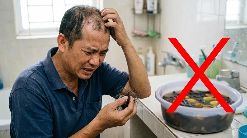 Sự thật y khoa: Tại sao gội bồ kết, vỏ bưởi không thể chữa khỏi rụng tóc do nấm?