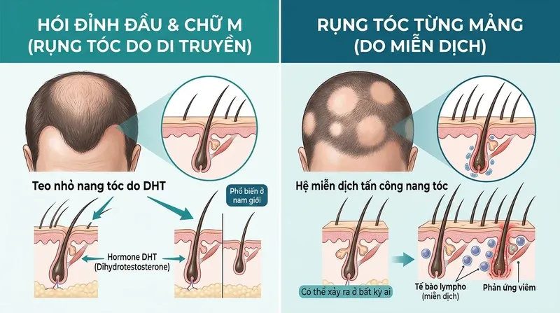 [Lưu ý Y khoa] Nhận diện đúng tình trạng hói đỉnh đầu trước khi xử lý