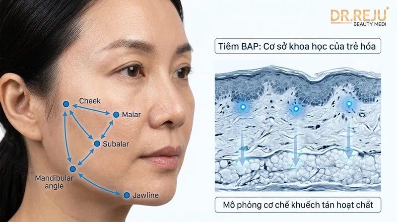 Tiêm BAP là gì? Cơ sở khoa học của kỹ thuật trẻ hóa không xâm lấn