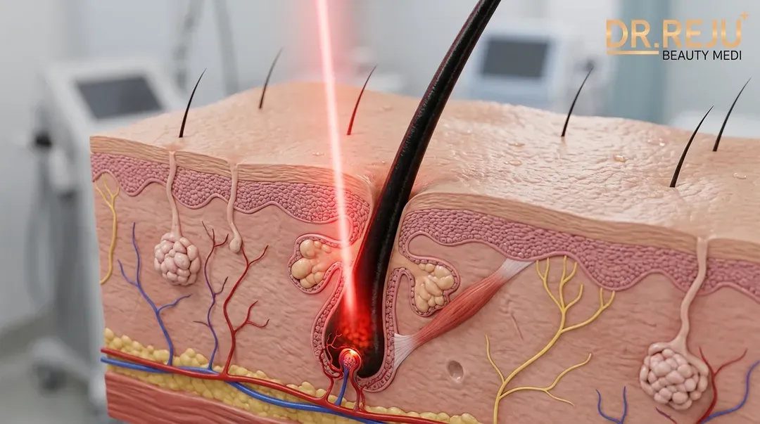 Công nghệ triệt lông Diode Laser là gì? Cơ chế phá hủy mầm nhú