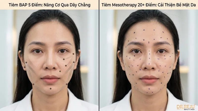 Phân tích kỹ thuật: Sự khác biệt giữa tiêm BAP 5 điểm và 20 điểm