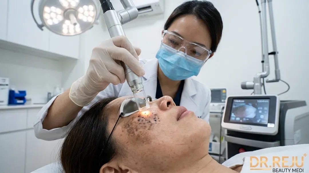 Bắn laser trị nám có hiệu quả không? Sự thật về cam kết "trị nám tận gốc"